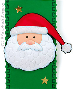 Detalle del Papá Noel