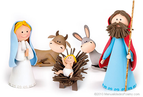 Proyectos en Foamy para Navidad
