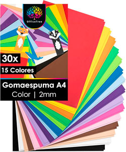 Foamy Goma Eva 2mm 15 Colores Amazon